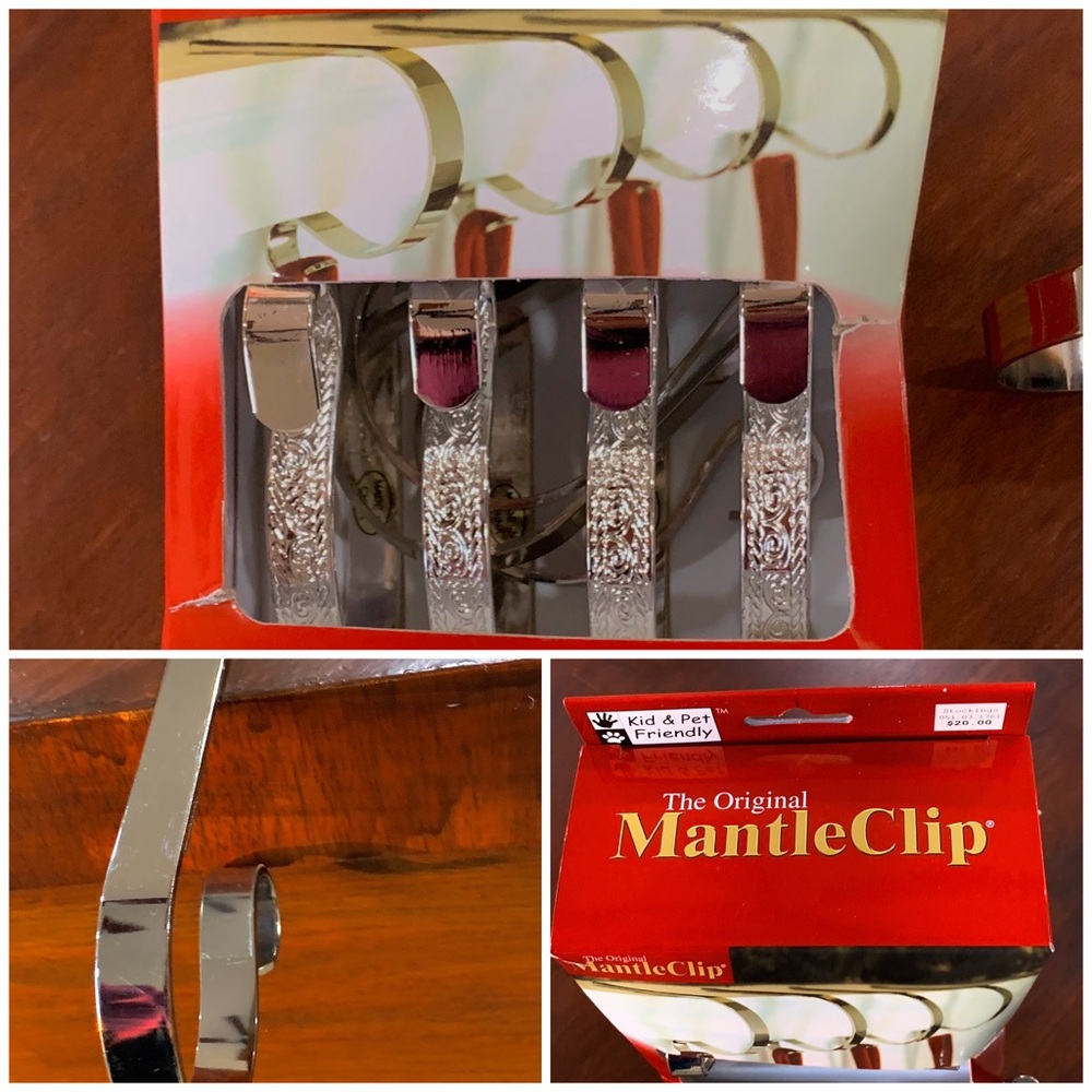 STOCKING MANTLE CLIPS